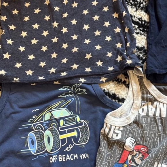 Boys 5T assorted Graphic Tank Top bundle - Picture 2 of 3